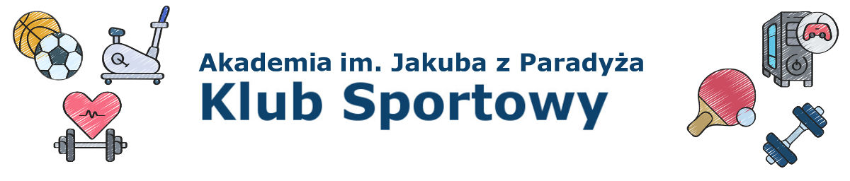 Baner Klubu Sportowego Akademii im. Jakuba z Paradyża